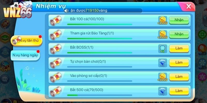 Game có bảng xếp hạng và hệ thống phần thưởng phong phú