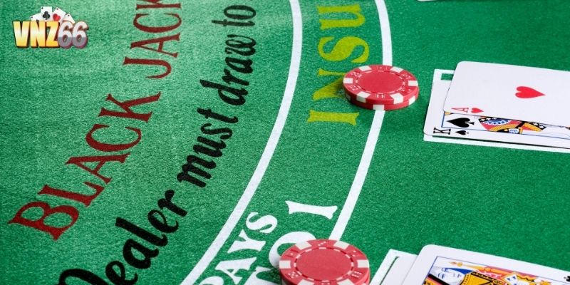 Blackjack online là trò chơi cá cược phổ biến tại nhà cái VNZ66