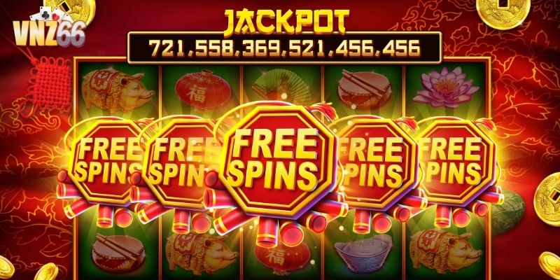 Nổ hũ VNZ66 tích hợp nhiều tính năng bonus, vòng quay miễn phí